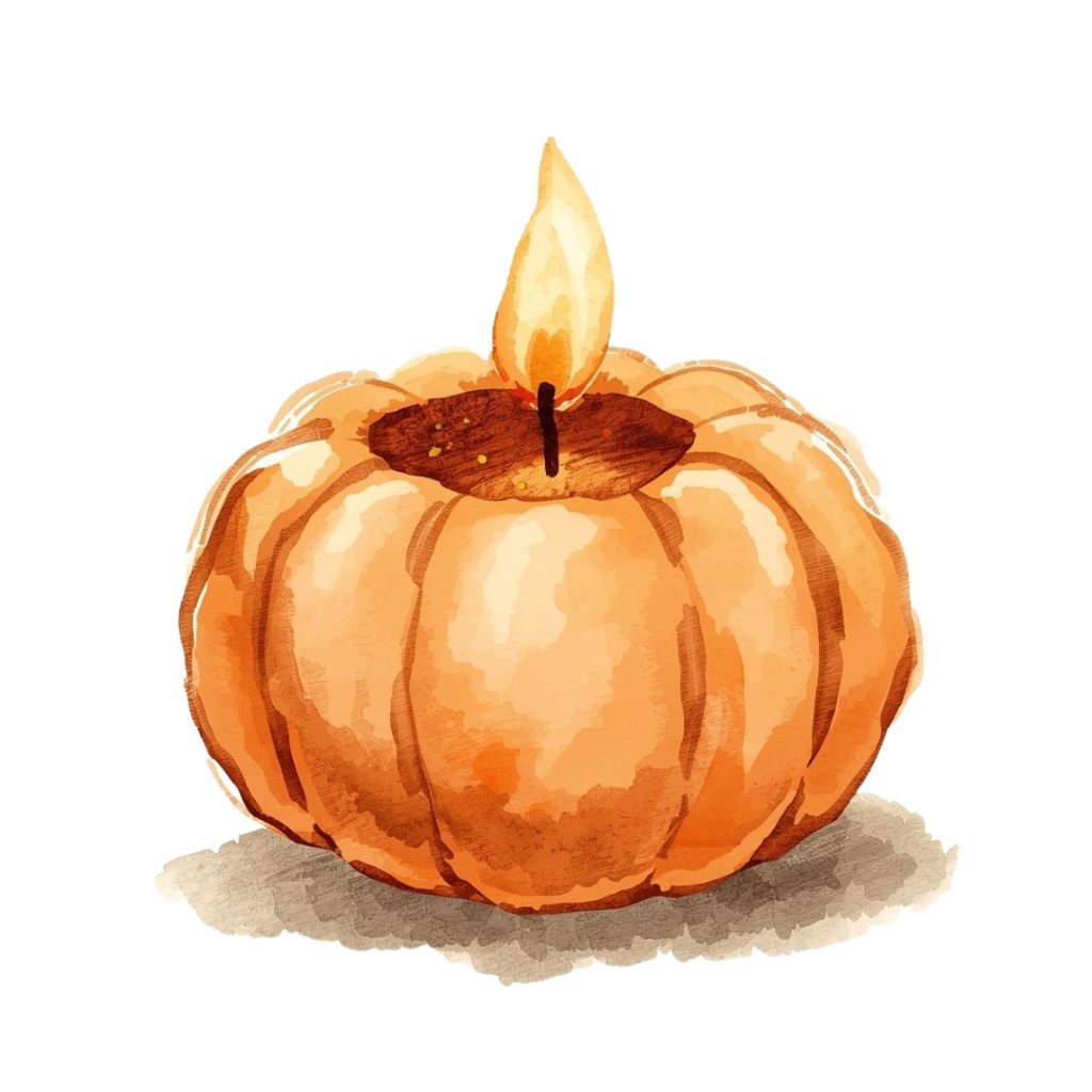 水彩画風*アンティーク可愛いハロウィンクリップアート Part2 20点セット(PNG背景透過)