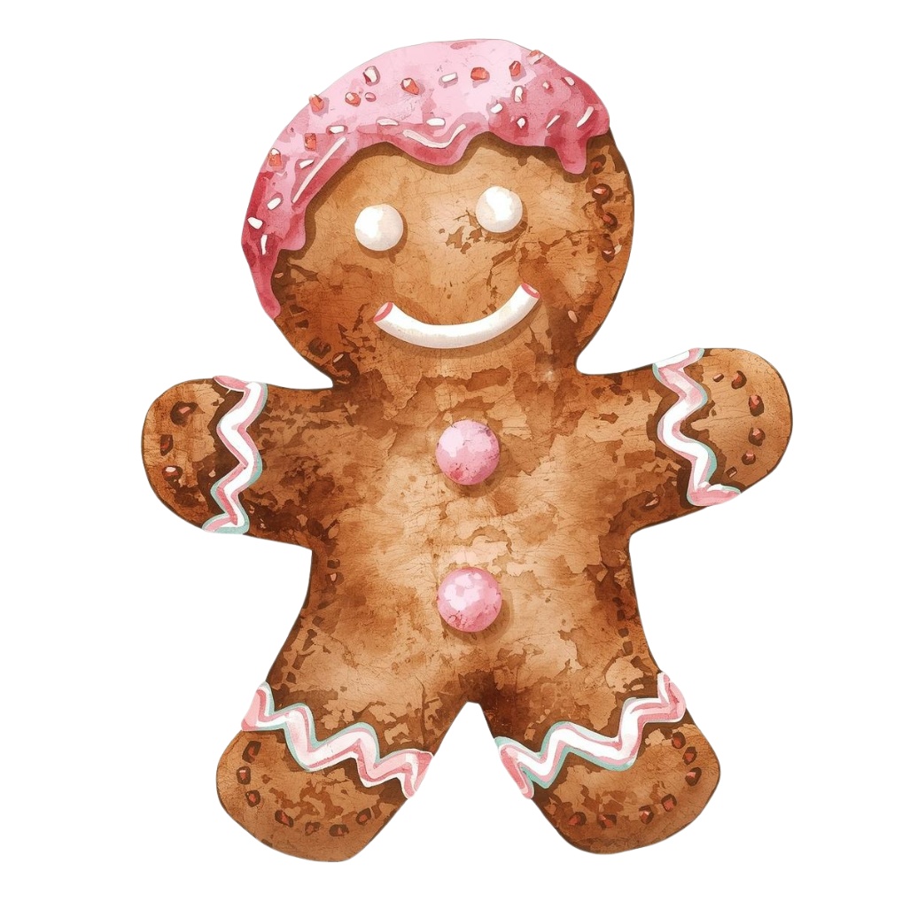 水彩画風*アンティーク可愛いクリスマスクリップアート20点セット(PNG背景透過)