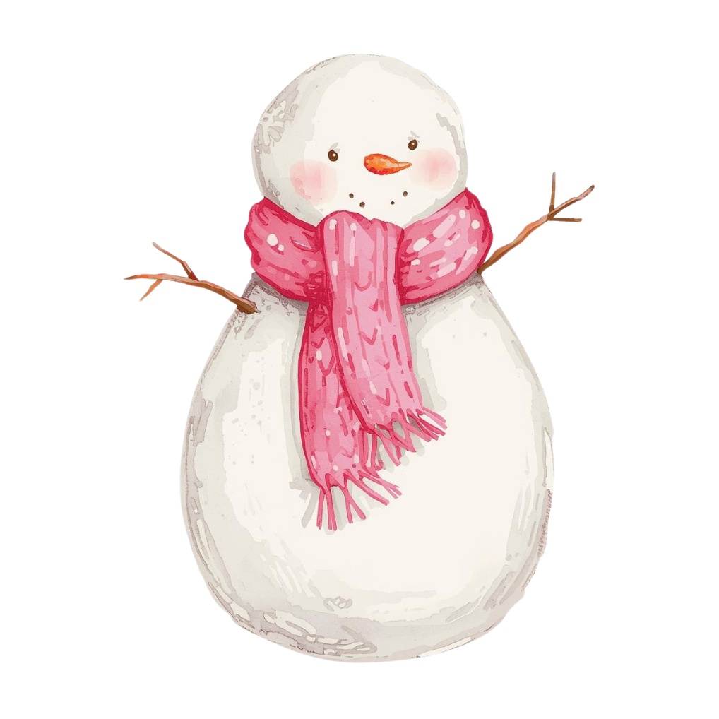 水彩画風*アンティーク可愛いクリスマスクリップアート20点セット(PNG背景透過)