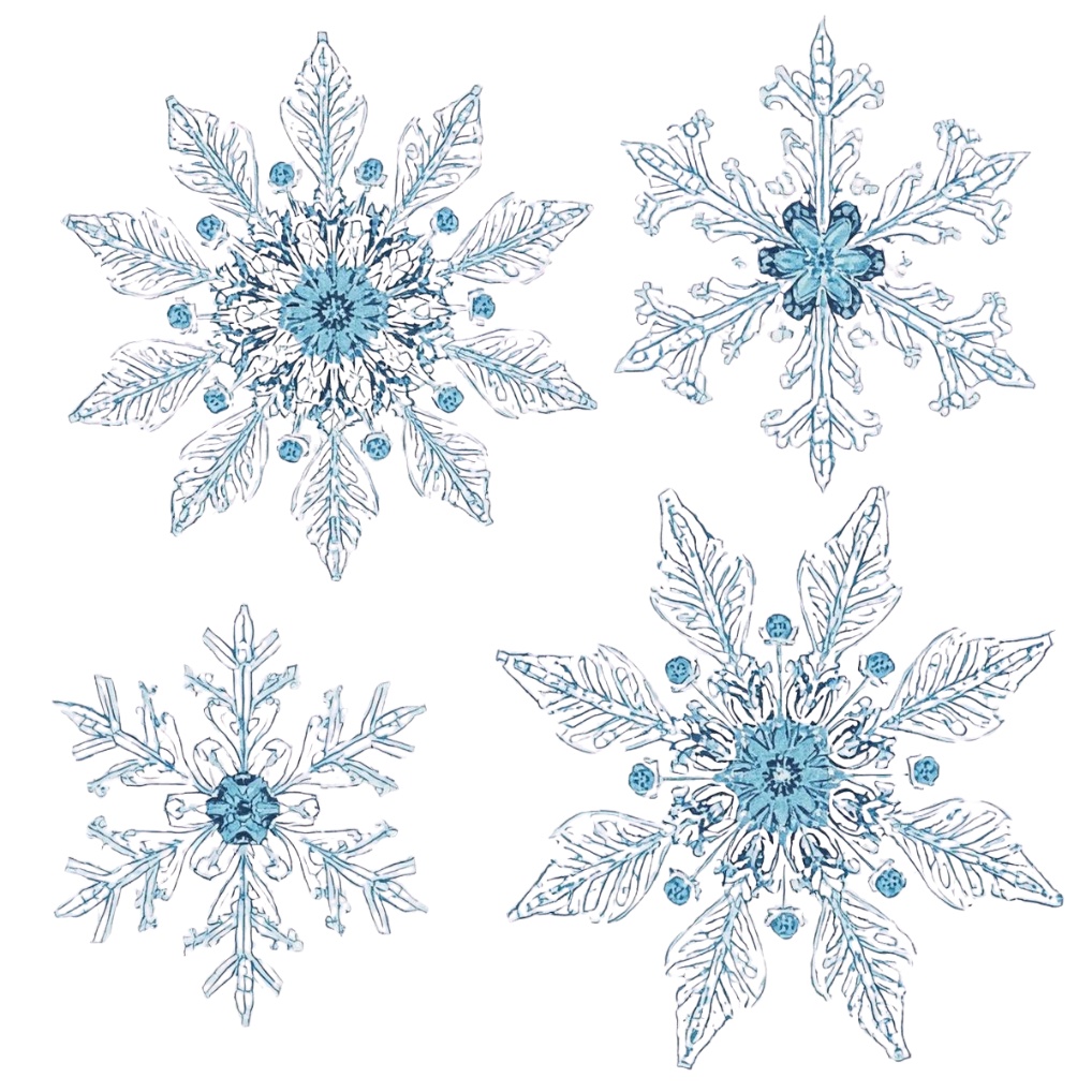 水彩画風*アンティーク可愛いクリスマスクリップアート20点セット(PNG背景透過)