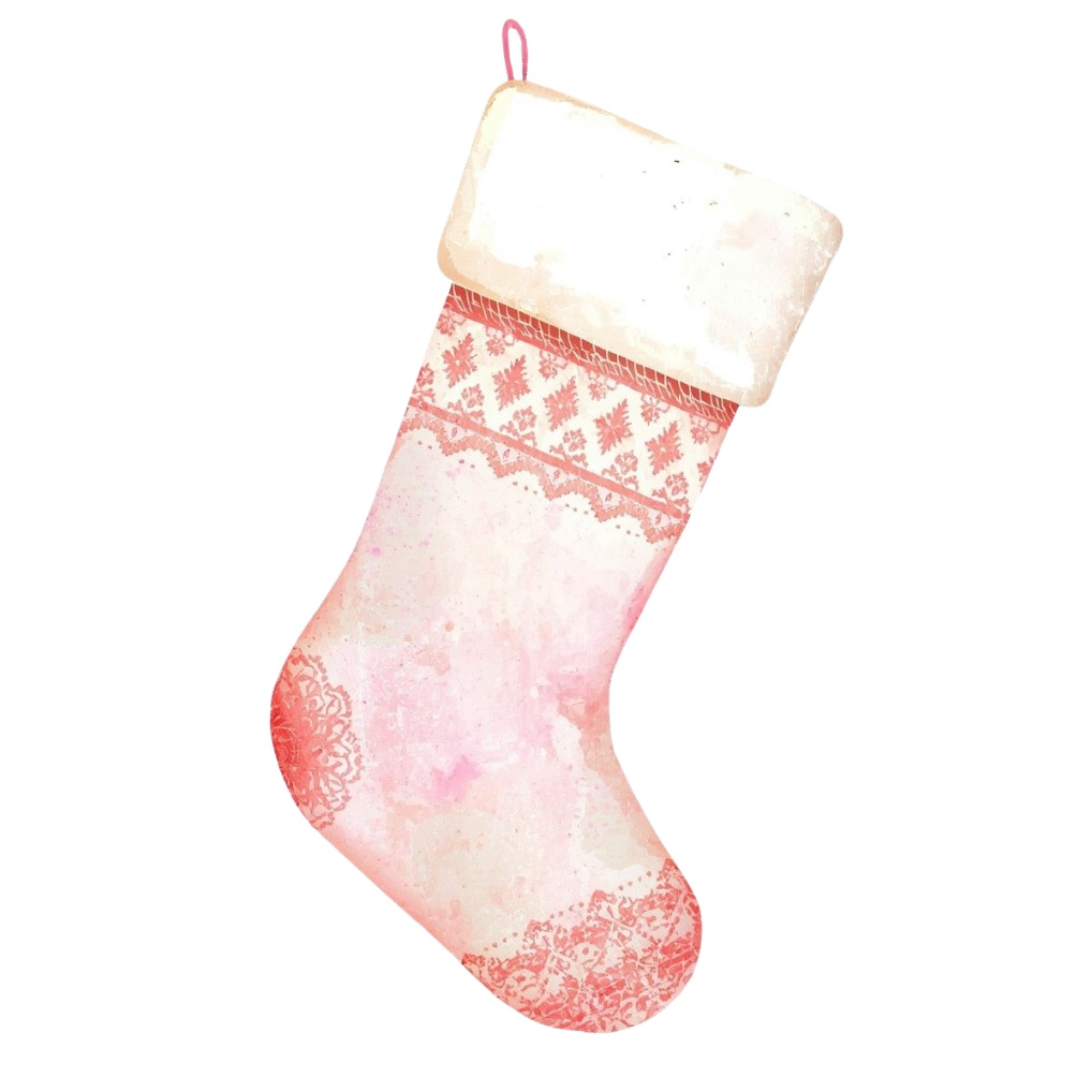 水彩画風*アンティーク可愛いクリスマスクリップアート20点セット(PNG背景透過)