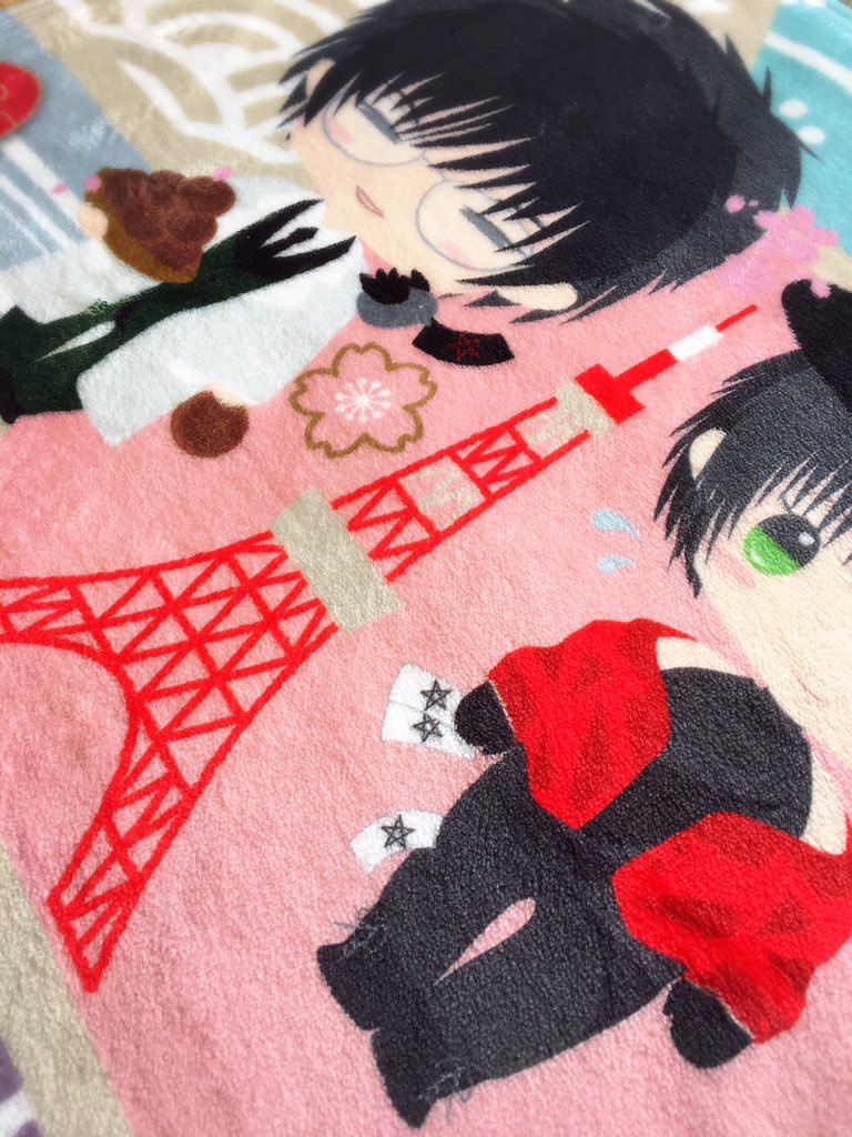 【セット】星昴 和モダンブランケット(両面印刷)&収納用ランチトート(片面印刷) 2点セット