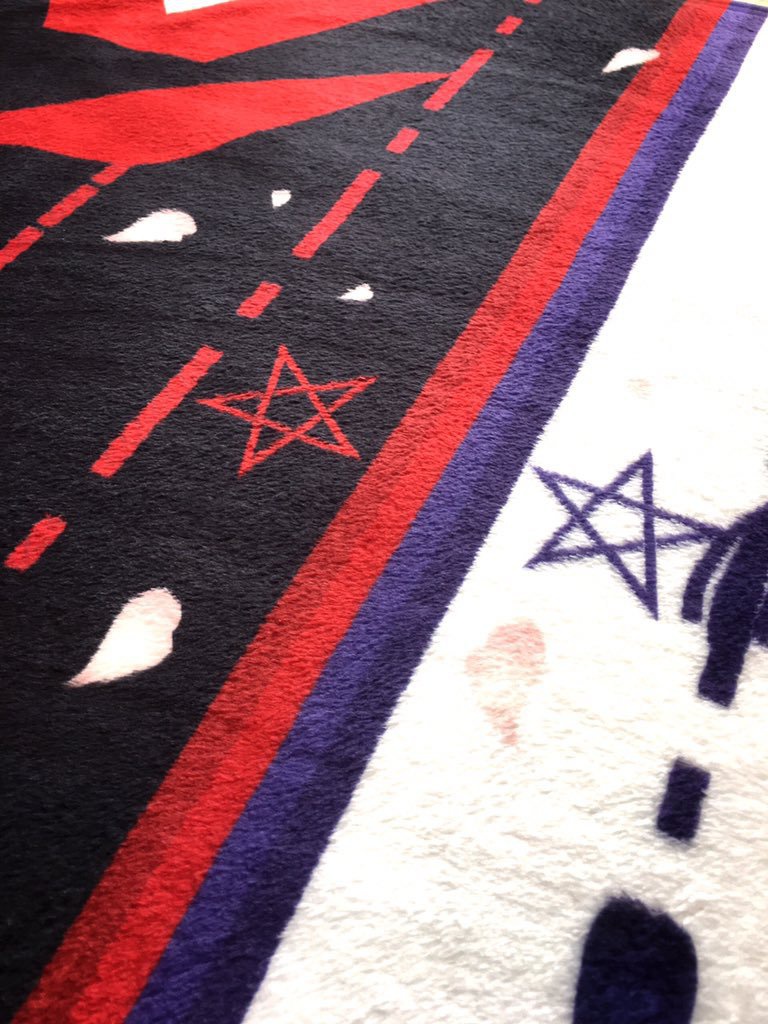 【セット】星昴 和モダンブランケット(両面印刷)&収納用ランチトート(片面印刷) 2点セット