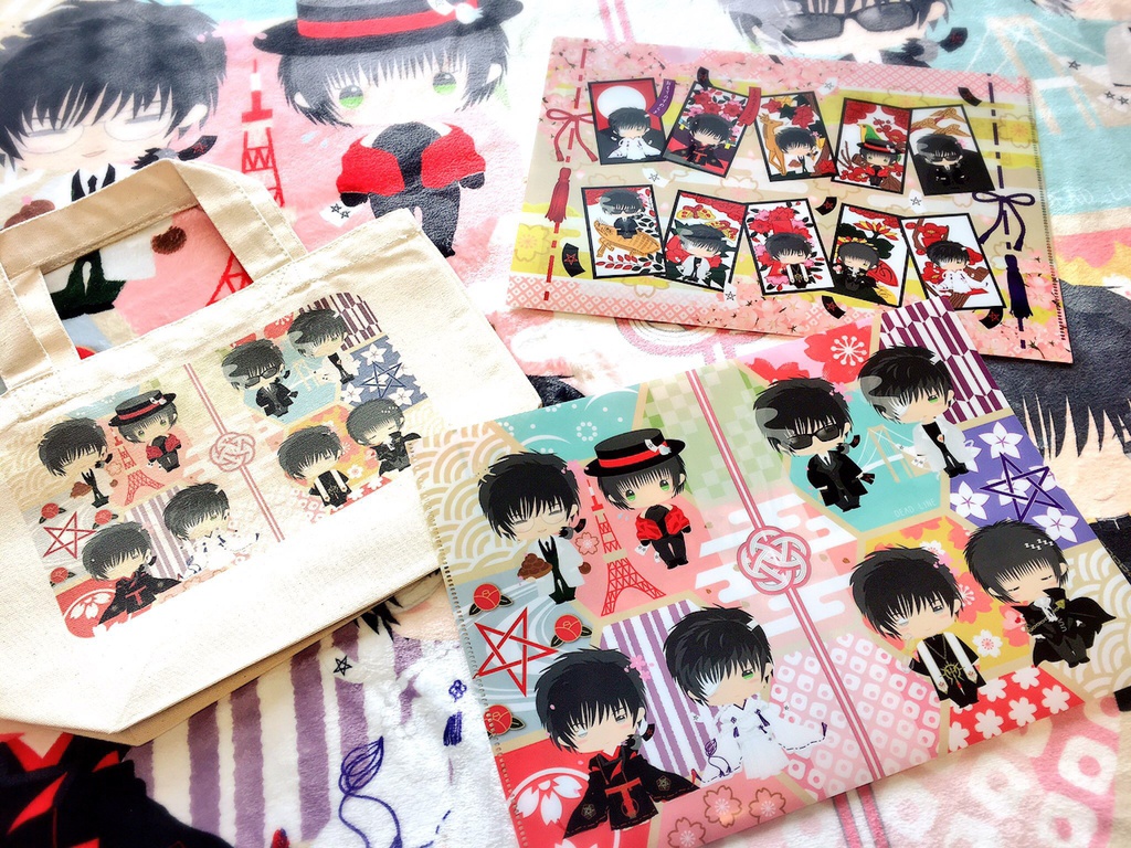 星昴 和モダンA4クリアファイル(両面印刷)