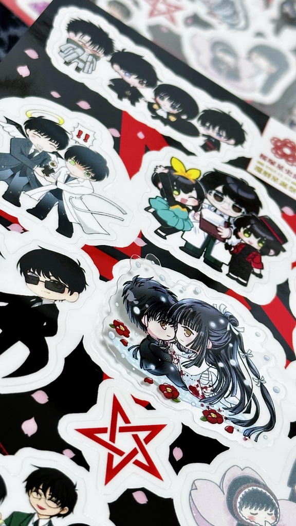 桜塚星史郎さんだらけのクリアシールセット(A5サイズ) ※2/16以降お届け予定