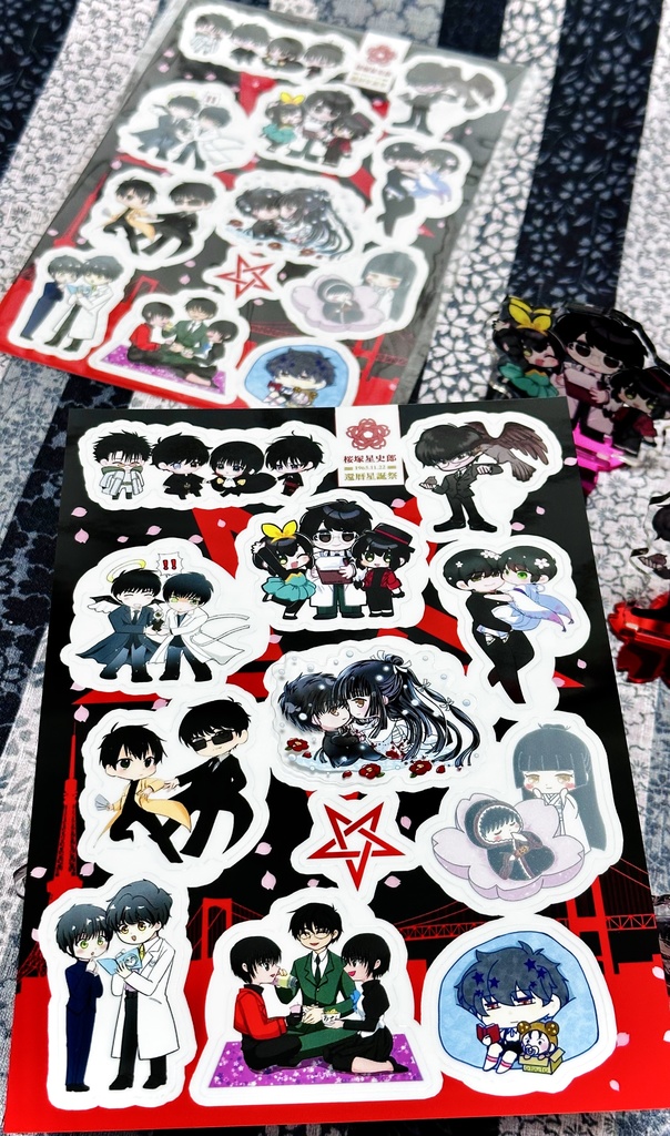 桜塚星史郎さんだらけのクリアシールセット(A5サイズ) ※2/16以降お届け予定