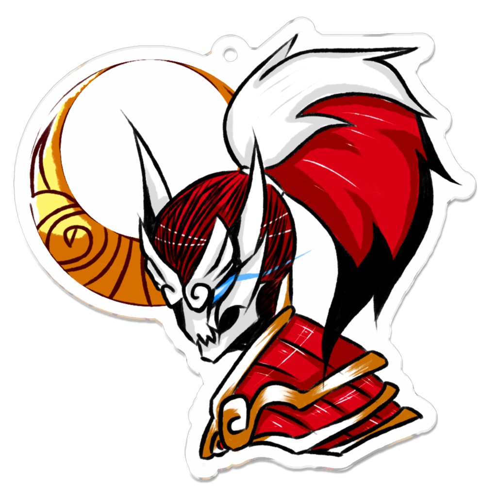 blood moon yasuo アクリルキーホルダー