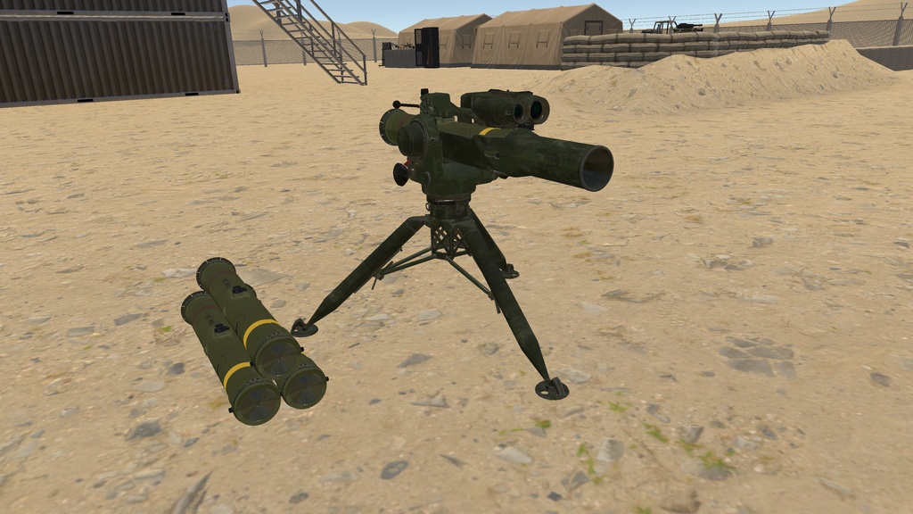 BGM-71 TOW Missile | PhysBones Controlled