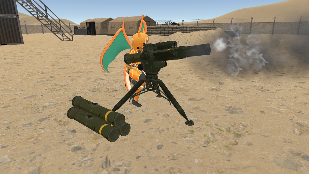 BGM-71 TOW Missile | PhysBones Controlled