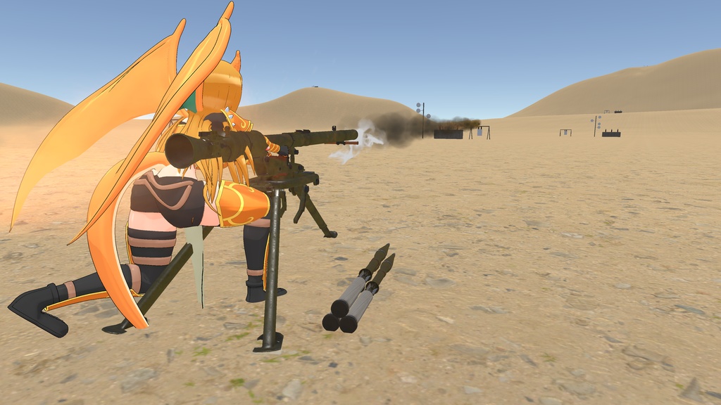 SPG-9 Enplacement | PhysBones Controlled