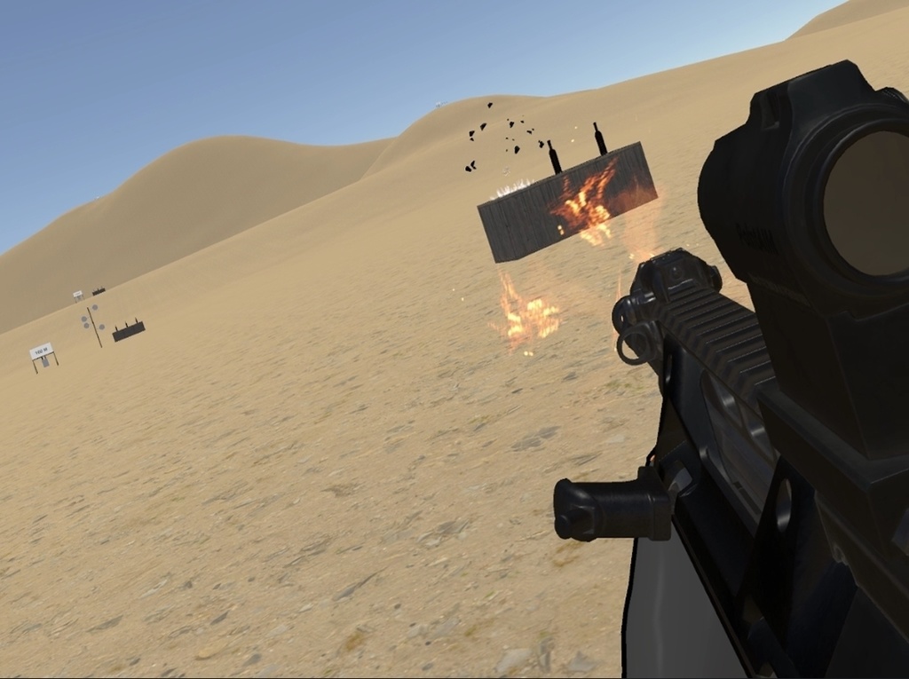 F90 Semi-Auto Rifle | PhysBones / Gesture Controlled