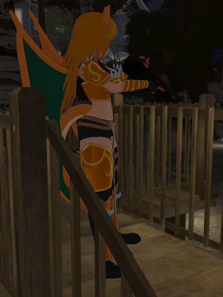 FN P90 PDW | PhysBones / Gestures Controlled