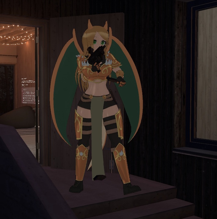 HK416C Assault Rifle | PhysBones / Gesture Controlled