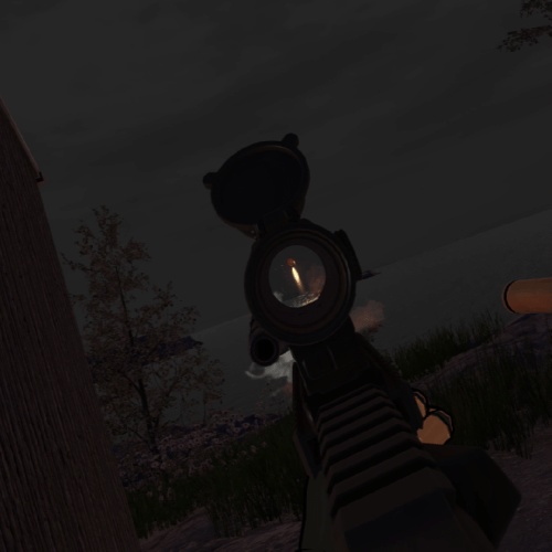 HK416C Assault Rifle | PhysBones / Gesture Controlled