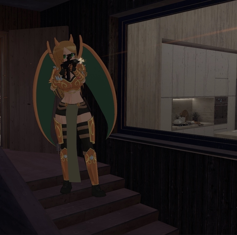 HK416C Assault Rifle | PhysBones / Gesture Controlled