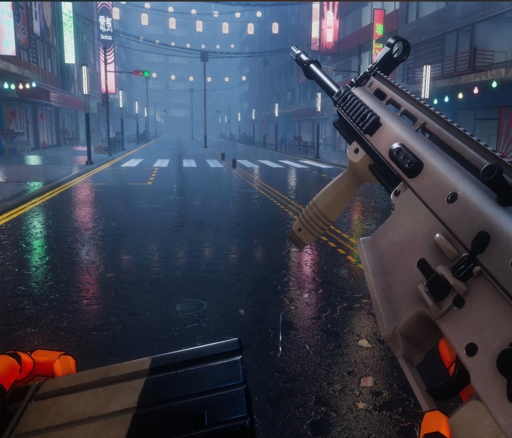 FN SCAR-17 Battle Rifle | PhysBones / Gesture Controlled