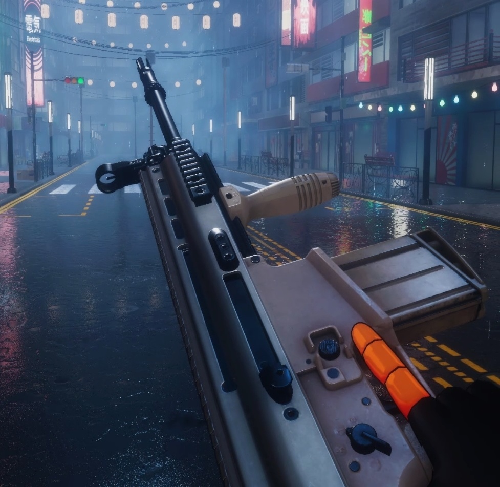 FN SCAR-17 Battle Rifle | PhysBones / Gesture Controlled