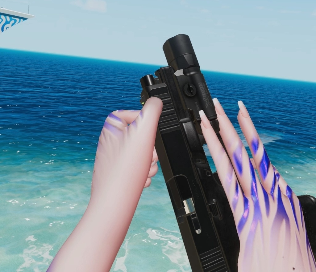 Glock 17 Gen 5 Pistol | PhysBones / Gesture Controlled