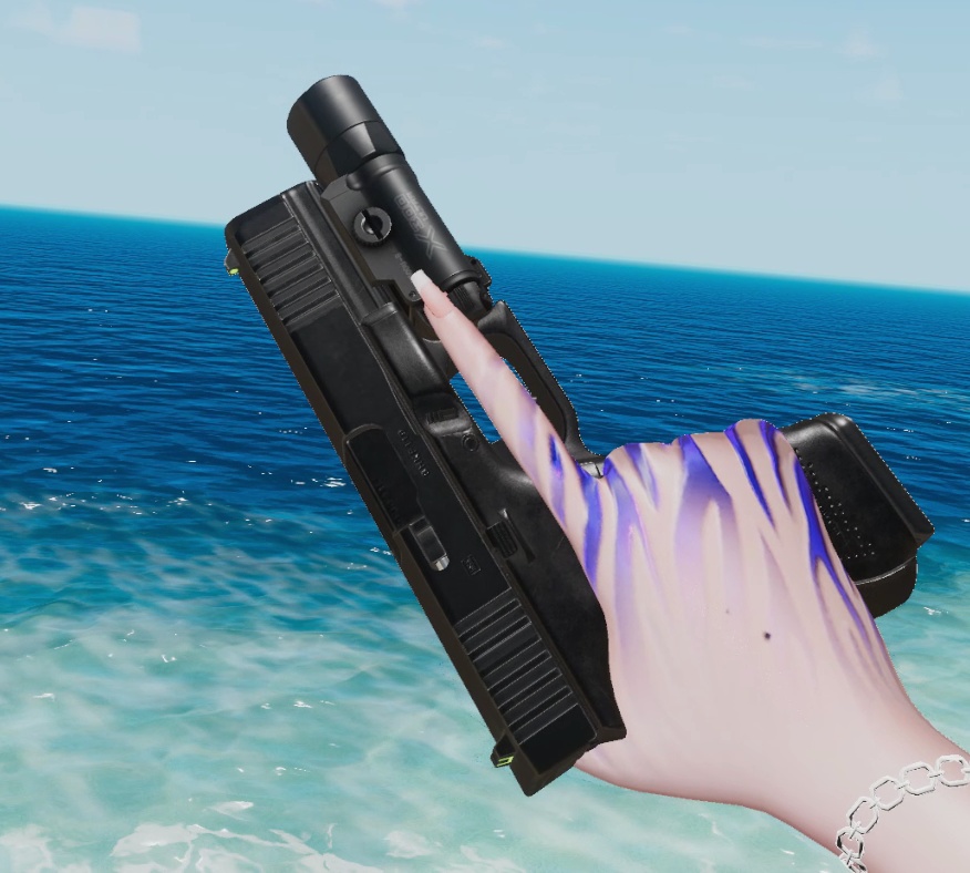 Glock 17 Gen 5 Pistol | PhysBones / Gesture Controlled