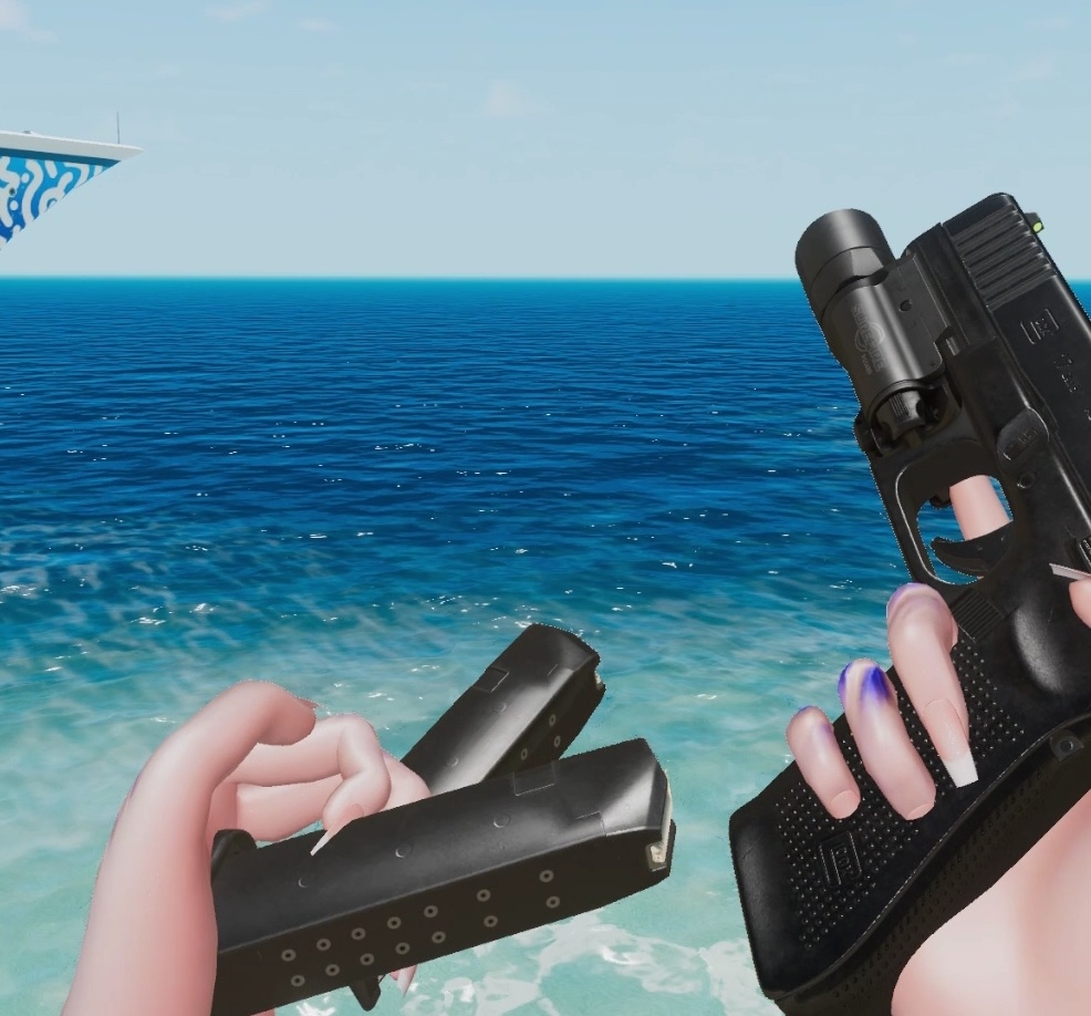 Glock 17 Gen 5 Pistol | PhysBones / Gesture Controlled