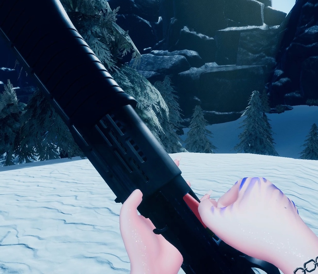 Spas-12 Shotgun | PhysBones / Gesture controlled