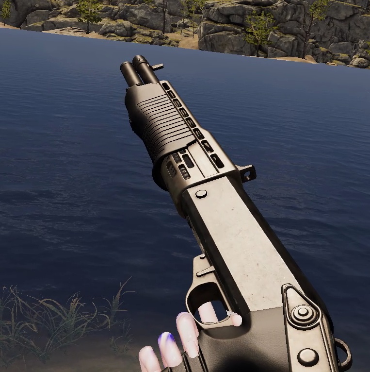 Spas-12 Shotgun | PhysBones / Gesture controlled