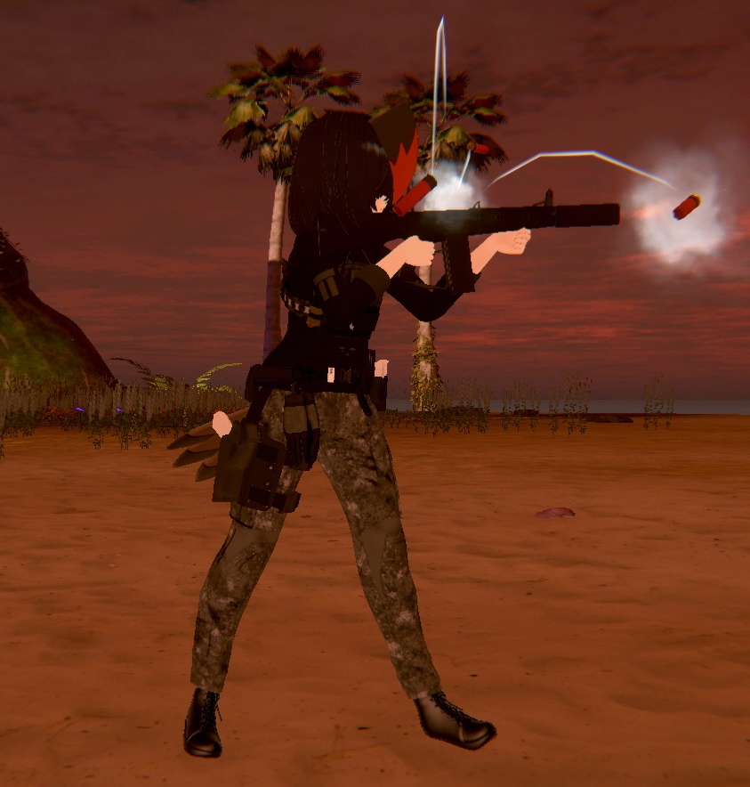 AA-12 Shotgun | PhysBones / Gesture controlled