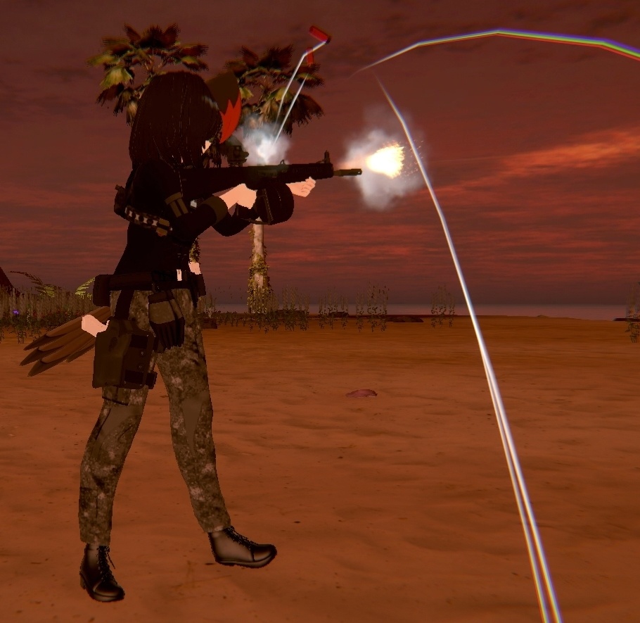 AA-12 Shotgun | PhysBones / Gesture controlled