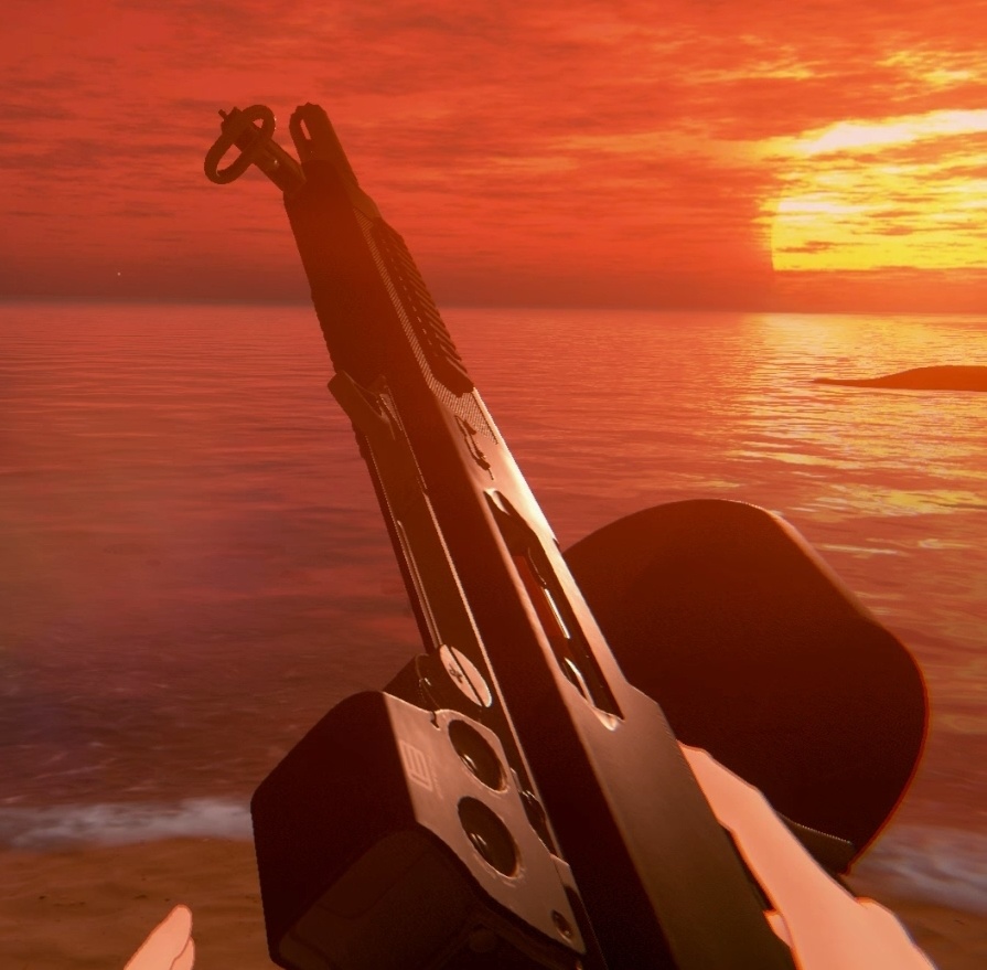 AA-12 Shotgun | PhysBones / Gesture controlled