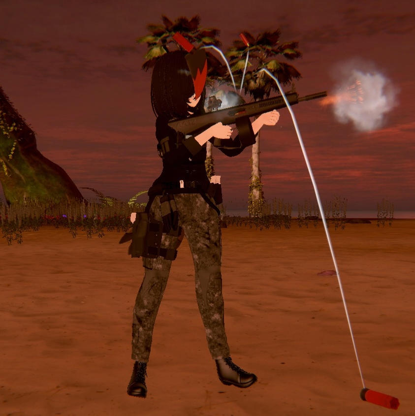 AA-12 Shotgun | PhysBones / Gesture controlled