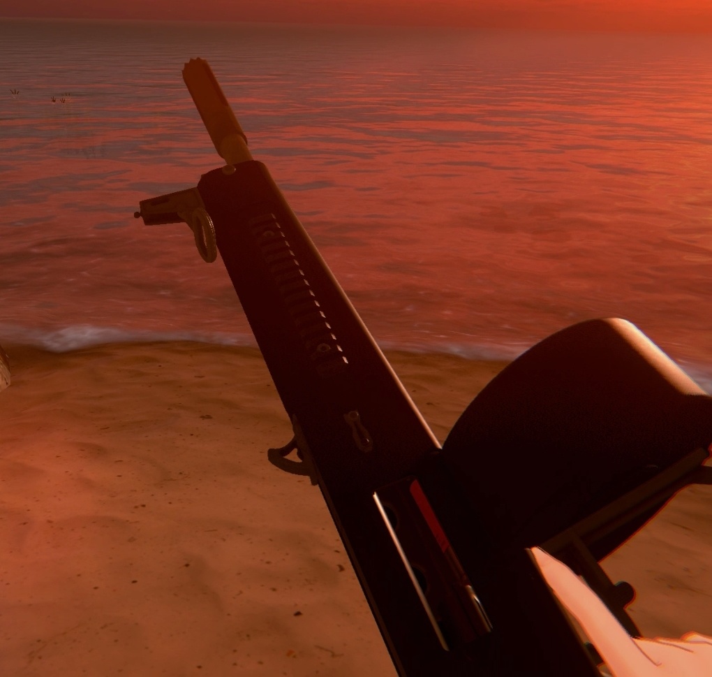 AA-12 Shotgun | PhysBones / Gesture controlled