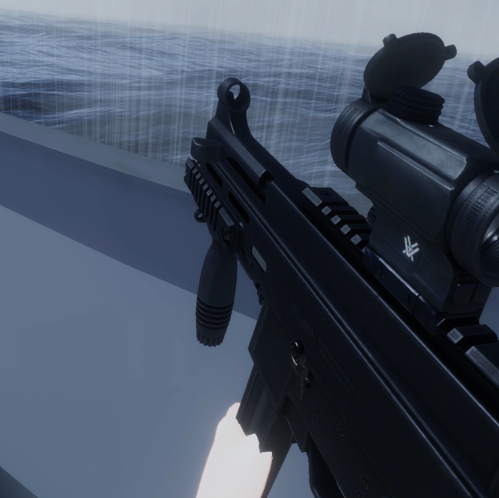 UMP-45 Sub Machine Gun | PhysBones / Gesture controlled