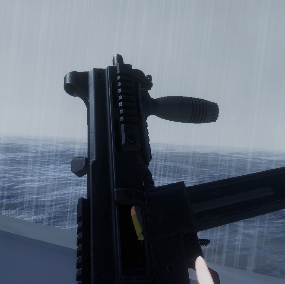 UMP-45 Sub Machine Gun | PhysBones / Gesture controlled