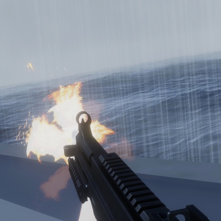 UMP-45 Sub Machine Gun | PhysBones / Gesture controlled