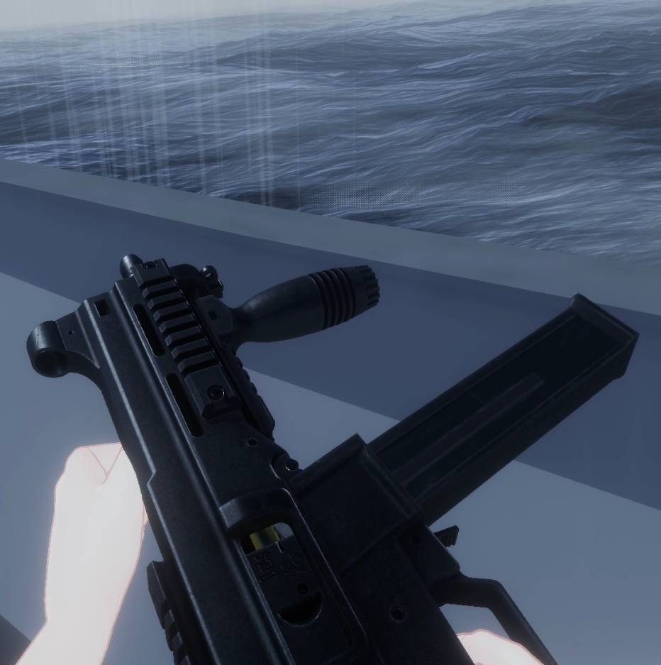 UMP-45 Sub Machine Gun | PhysBones / Gesture controlled