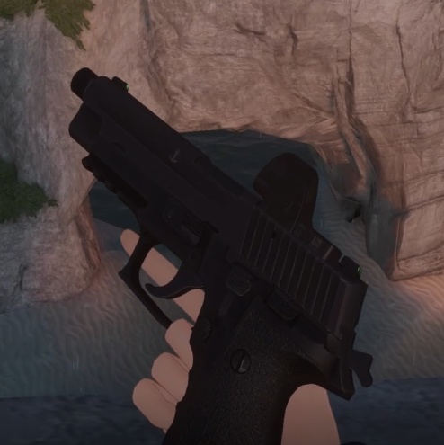 P226 Mk25 Pistol | PhysBones / Gesture controlled
