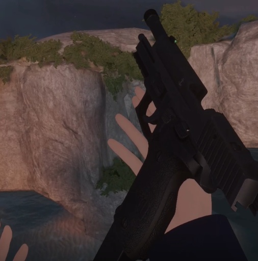 P226 Mk25 Pistol | PhysBones / Gesture controlled