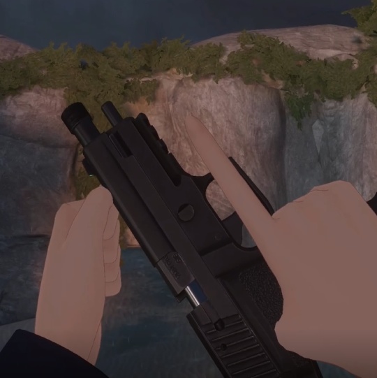 P226 Mk25 Pistol | PhysBones / Gesture controlled
