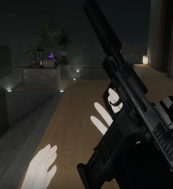 HK45 CT Pistol | PhysBones / Gesture controlled