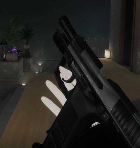 HK45 CT Pistol | PhysBones / Gesture controlled