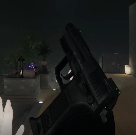 HK45 CT Pistol | PhysBones / Gesture controlled
