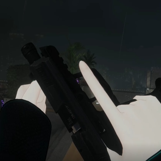 HK45 CT Pistol | PhysBones / Gesture controlled