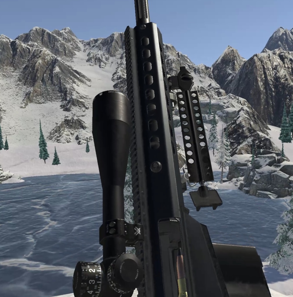 Barrett M107 AMR (Modular Avatar) | PhysBones / Gesture controlled