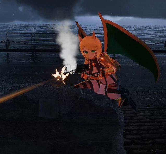 MG42 Machine Gun (Modular Avatar) | PhysBones / Menu Controlled