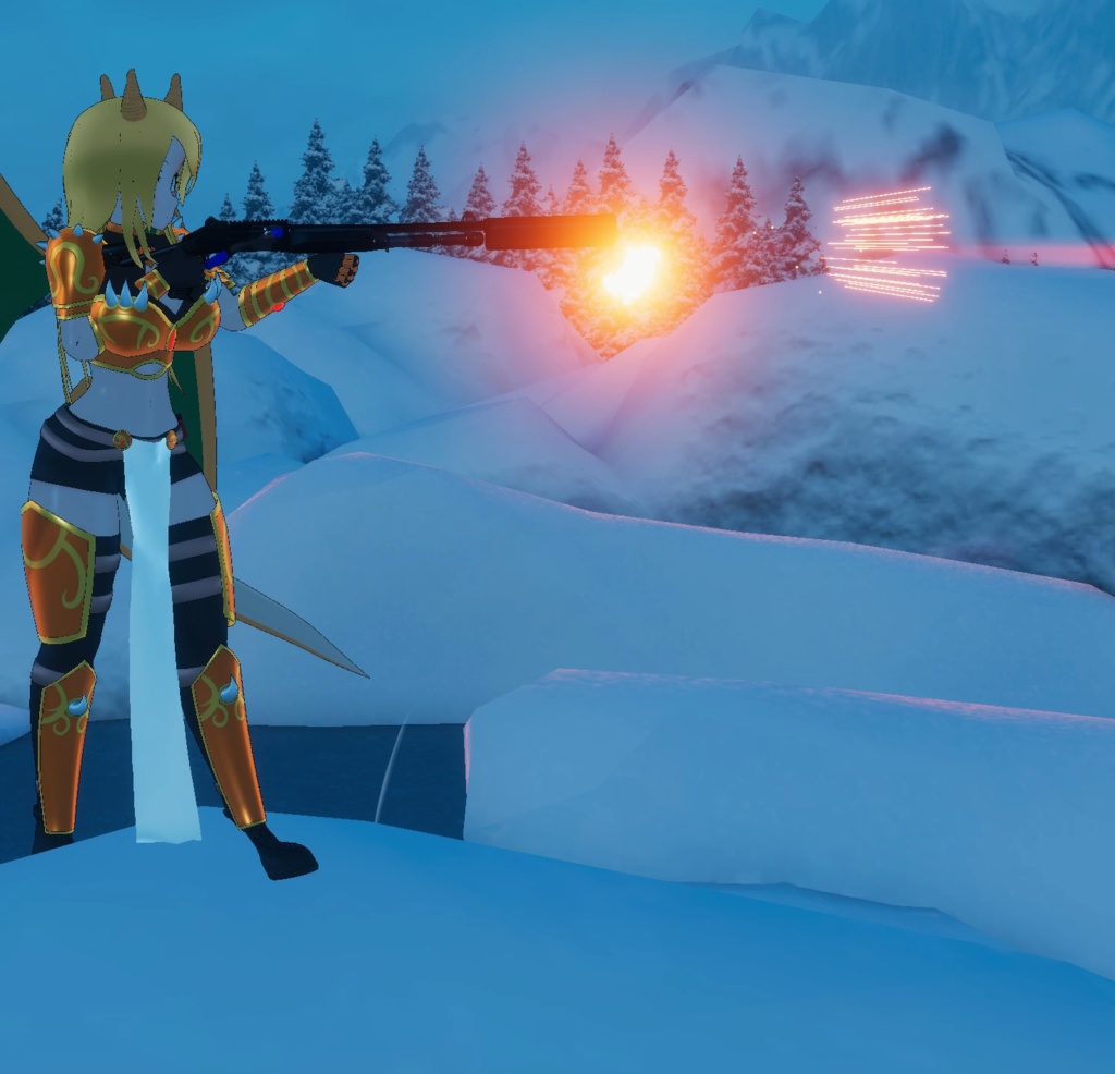 Benelli M1014/M4 Shotgun (Modular Avatar) | PhysBones / Gesture controlled