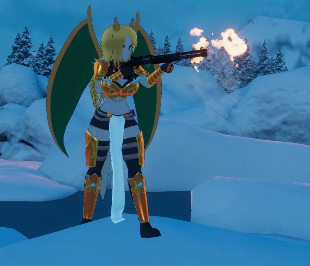 Benelli M1014/M4 Shotgun (Modular Avatar) | PhysBones / Gesture controlled