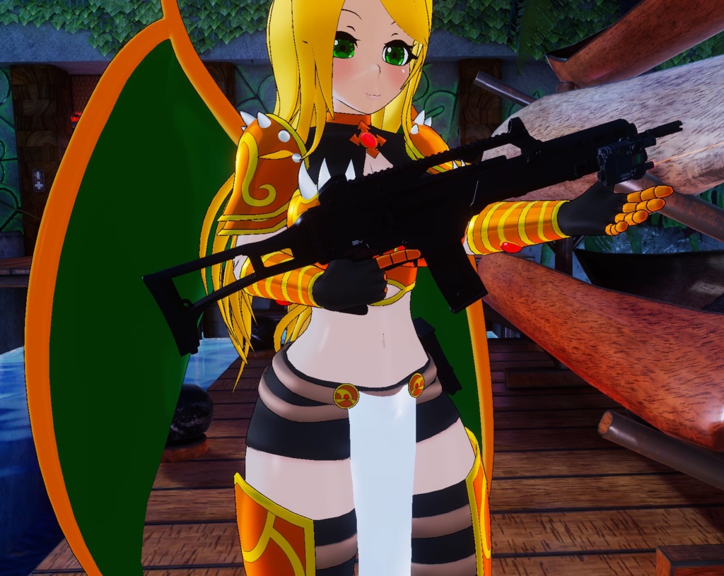 G36 Assault Rifle (Modular Avatar) | PhysBones / Gesture Controlled