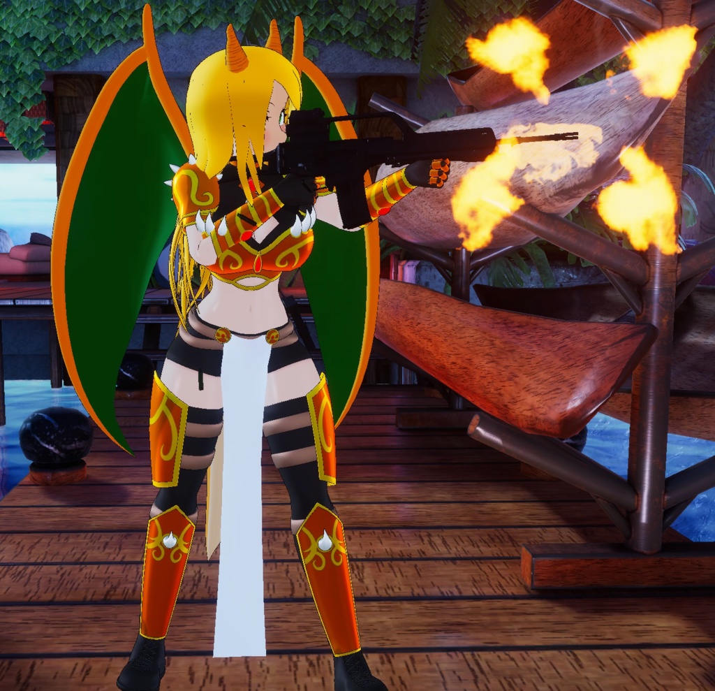 G36 Assault Rifle (Modular Avatar) | PhysBones / Gesture Controlled