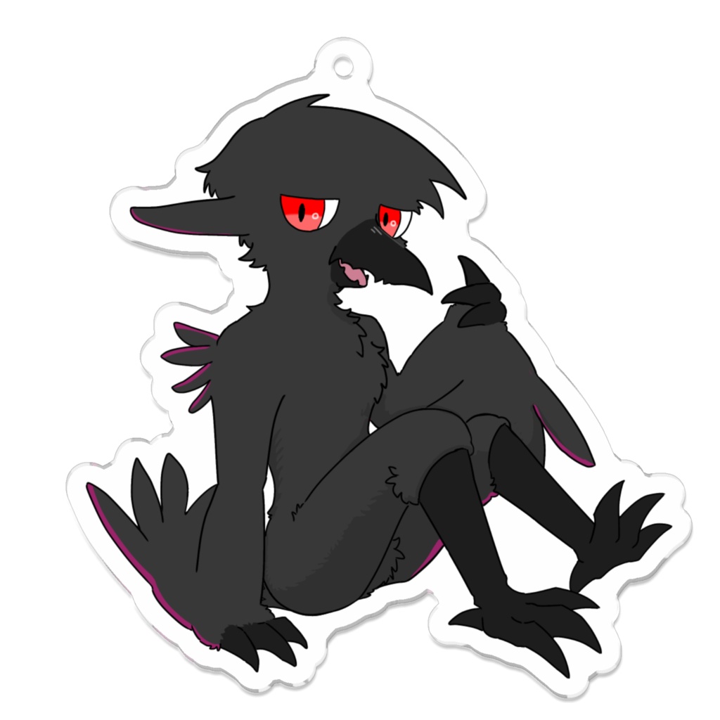 烏くんアクキー