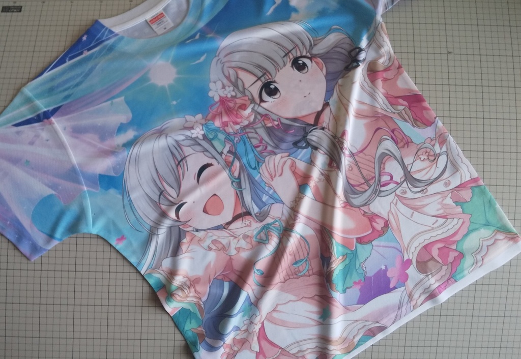 久川凪 久川颯 両面フルグラフィックTシャツ O-ku-ri-mo-no Sunday